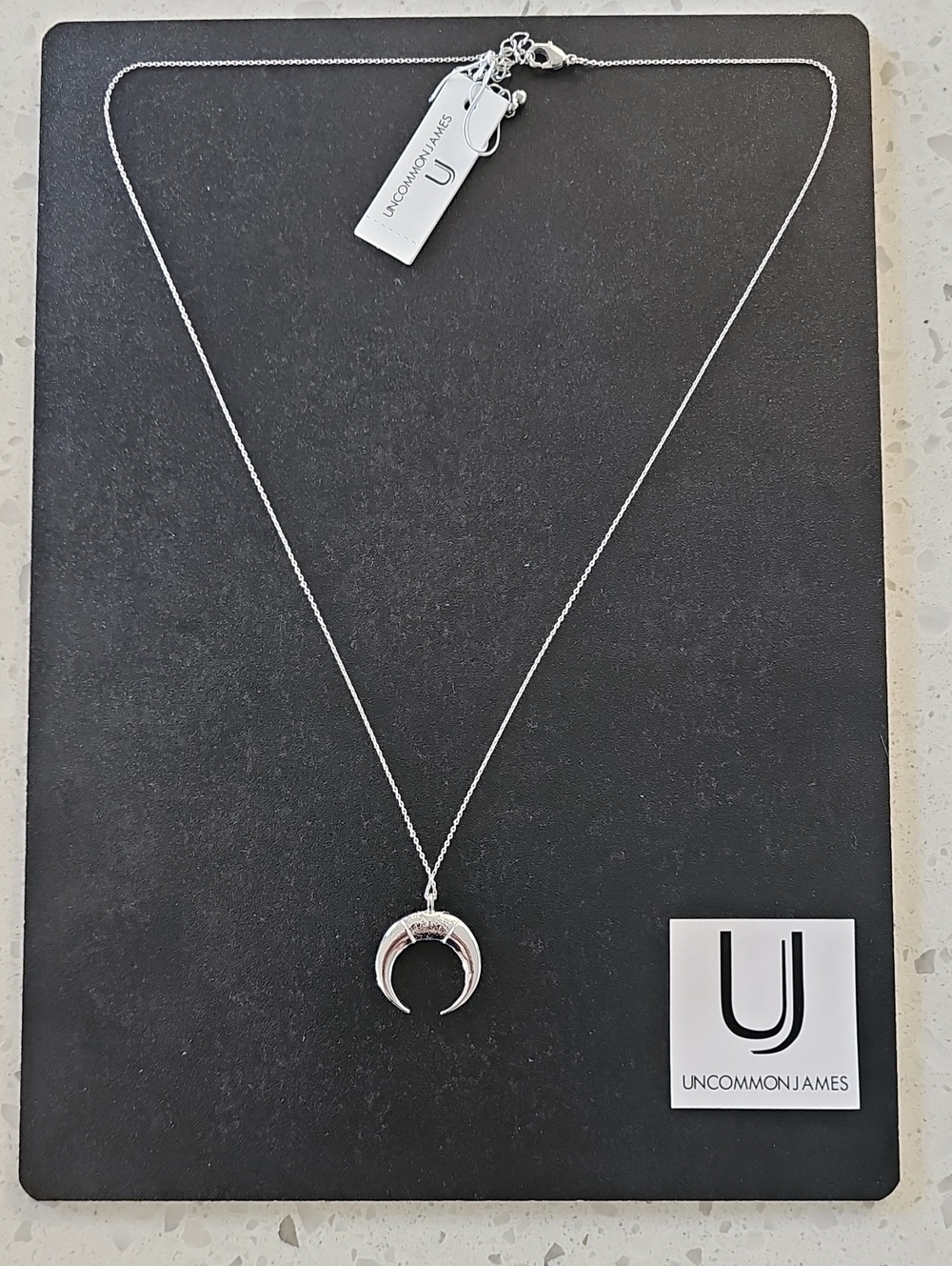 Uncommon James Silver Nashville Necklace Brand New - Crescent Moon Pendant